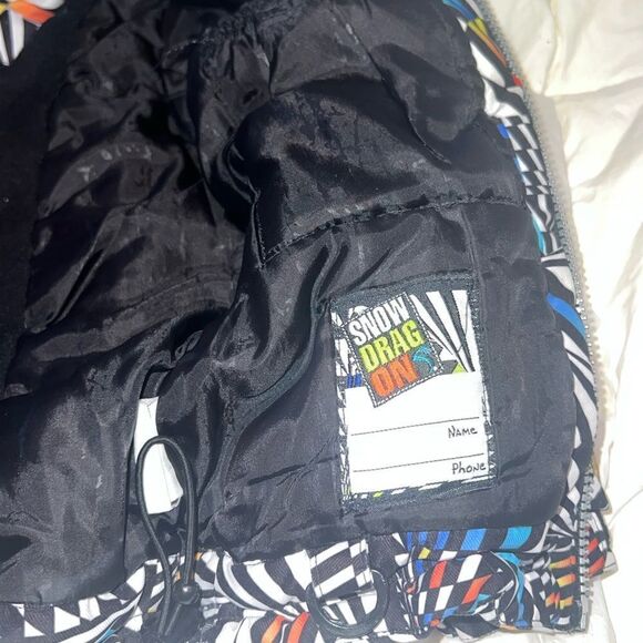 Snow Dragons snowboard ski winter Coat - Picture 5 of 10